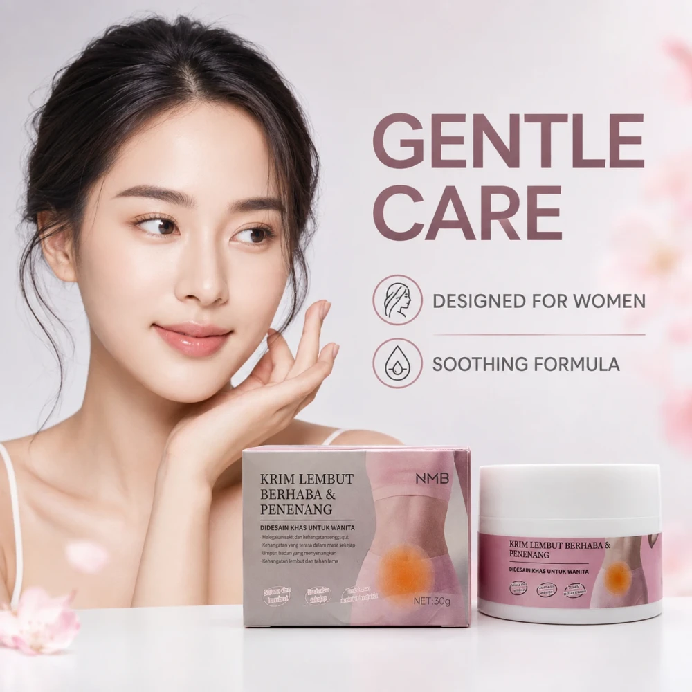NMB is proud to announce the launch of KRIM LEMBUT Soothing Face Cream, a nourishing daily moisturizer formulated specifically to meet the unique skincare needs of women. Positioned as 