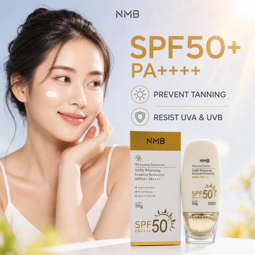 NMB Whitening Isolation Sunscreen SPF50+ PA++++ – Prevent Tanning, Resist UVA & UVB